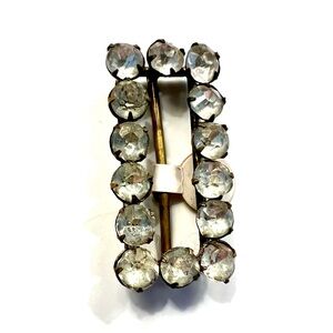 Vintage Rhinestone Belt Buckle